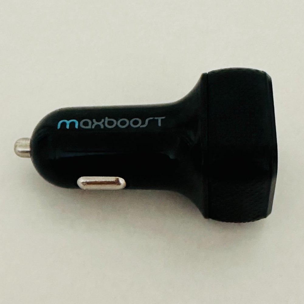 🔋Maxboost🔋 Car Charger Adapter, 4.8A/24W 2 USB Smart Port Car Charger [Black] - Picture 10 of 16